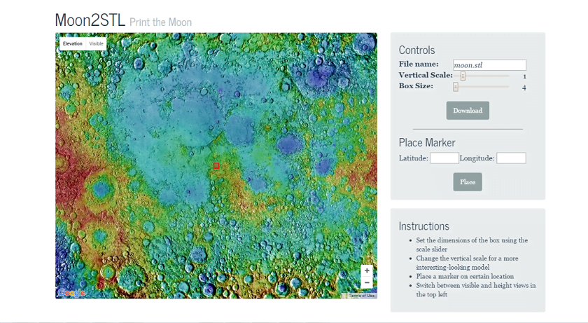 3D Printing the Moon