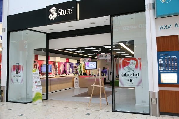 A 3 store in Banbury, England