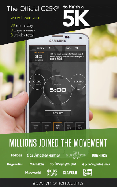 Couch to 5K fitness app