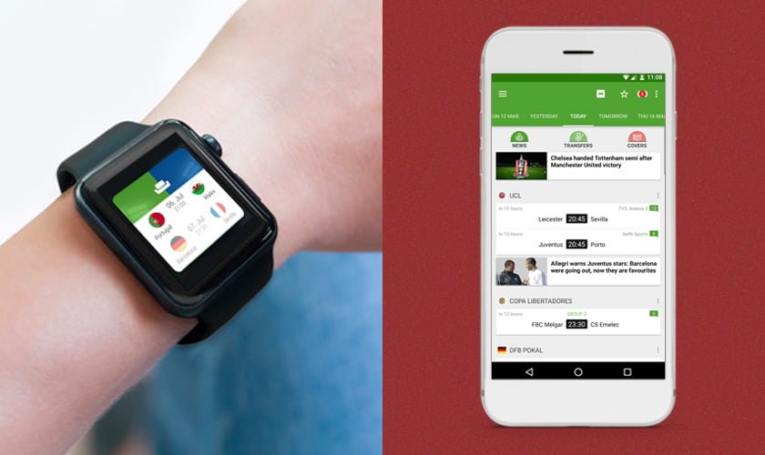 BeSoccer top android wear apps