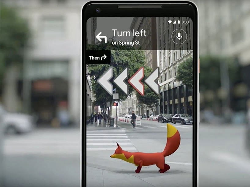 Guiding Fox Augmented Reality Google Ar Maps