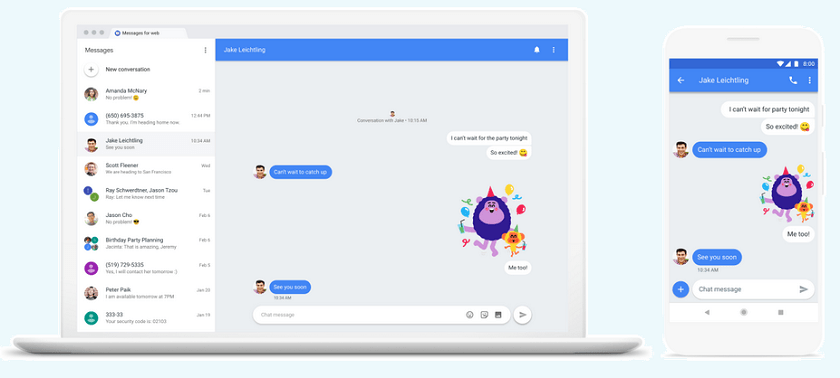 Android messages