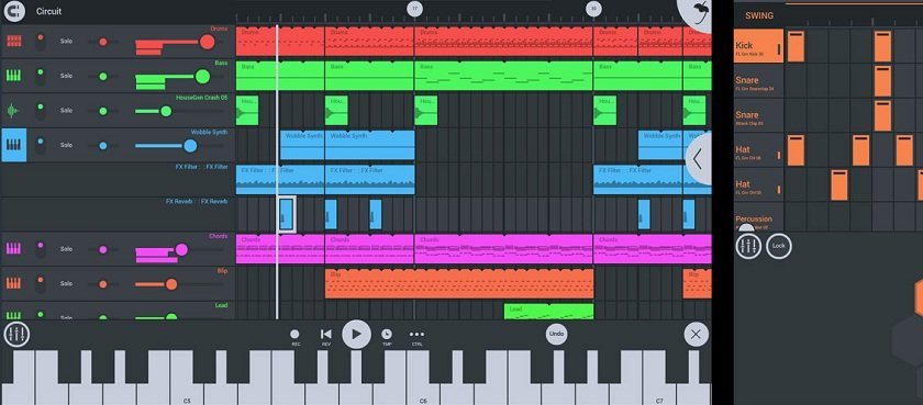 Music making apps FL Studio Mobile