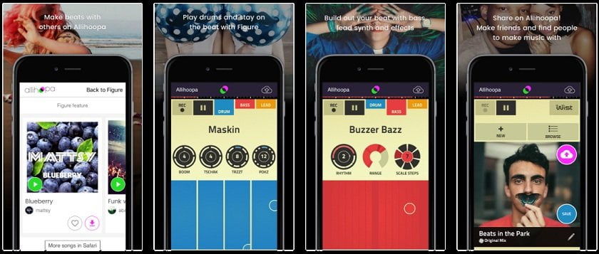 Music making app Figure