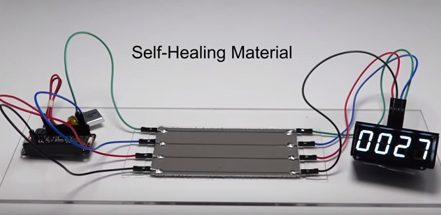 self healing robot skin material