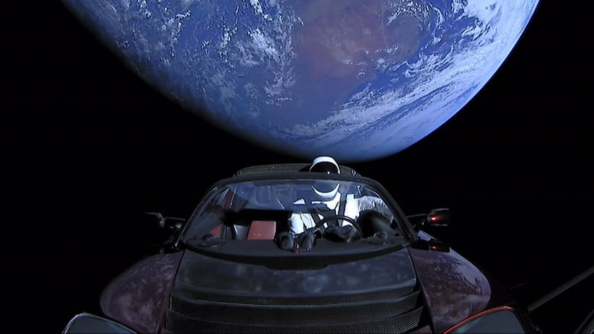 Russia Mocks SpaceX by Sending a Toy Car into Space