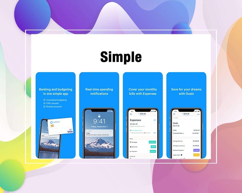 Simple personal budgeting app