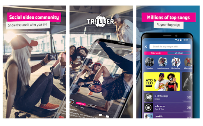 Thriller app like tiktok