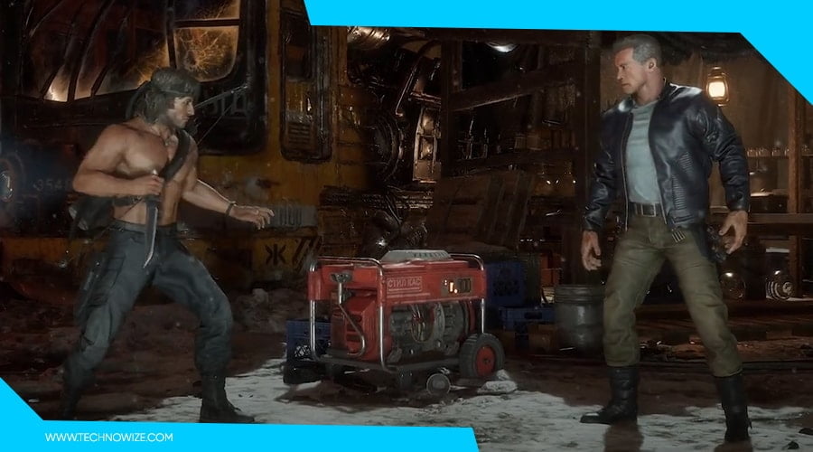 Mortal Kombat 11 Ultimate Rambo vs. Terminator Gameplay