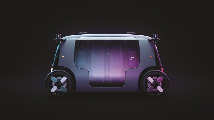 Amazon electric robotaxi Zoox fully autonomous Zoox