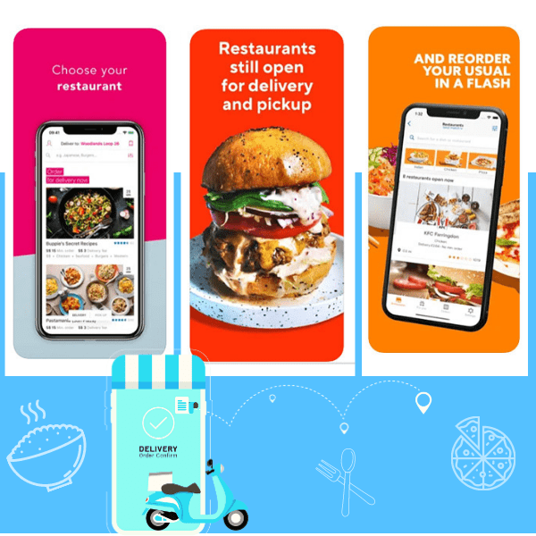 Top and Fast food delivery apps