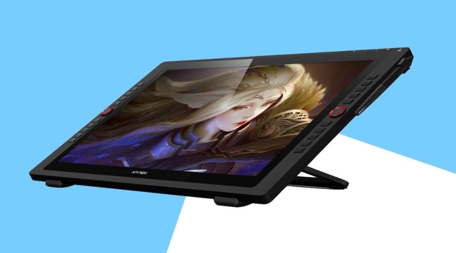 XP Pen Pro 24: Photo Editor on with a 24-Inch Pen Display