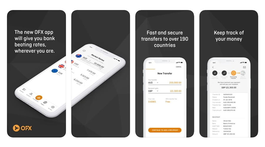 Easy and Fast transferring money apps