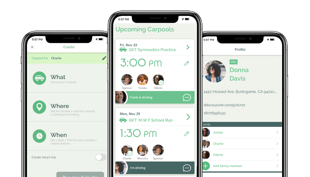 Flexible Commute Apps ridesharing apps