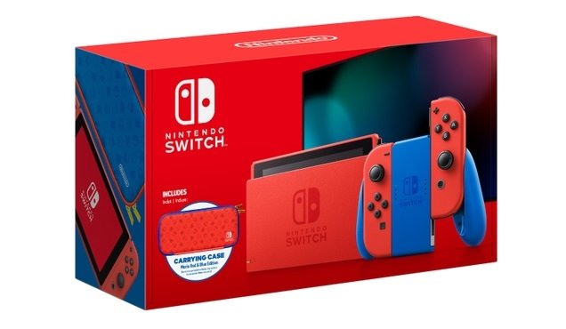 Nintendo Switch Mario Red and Blue Edition is what dreams are made of!