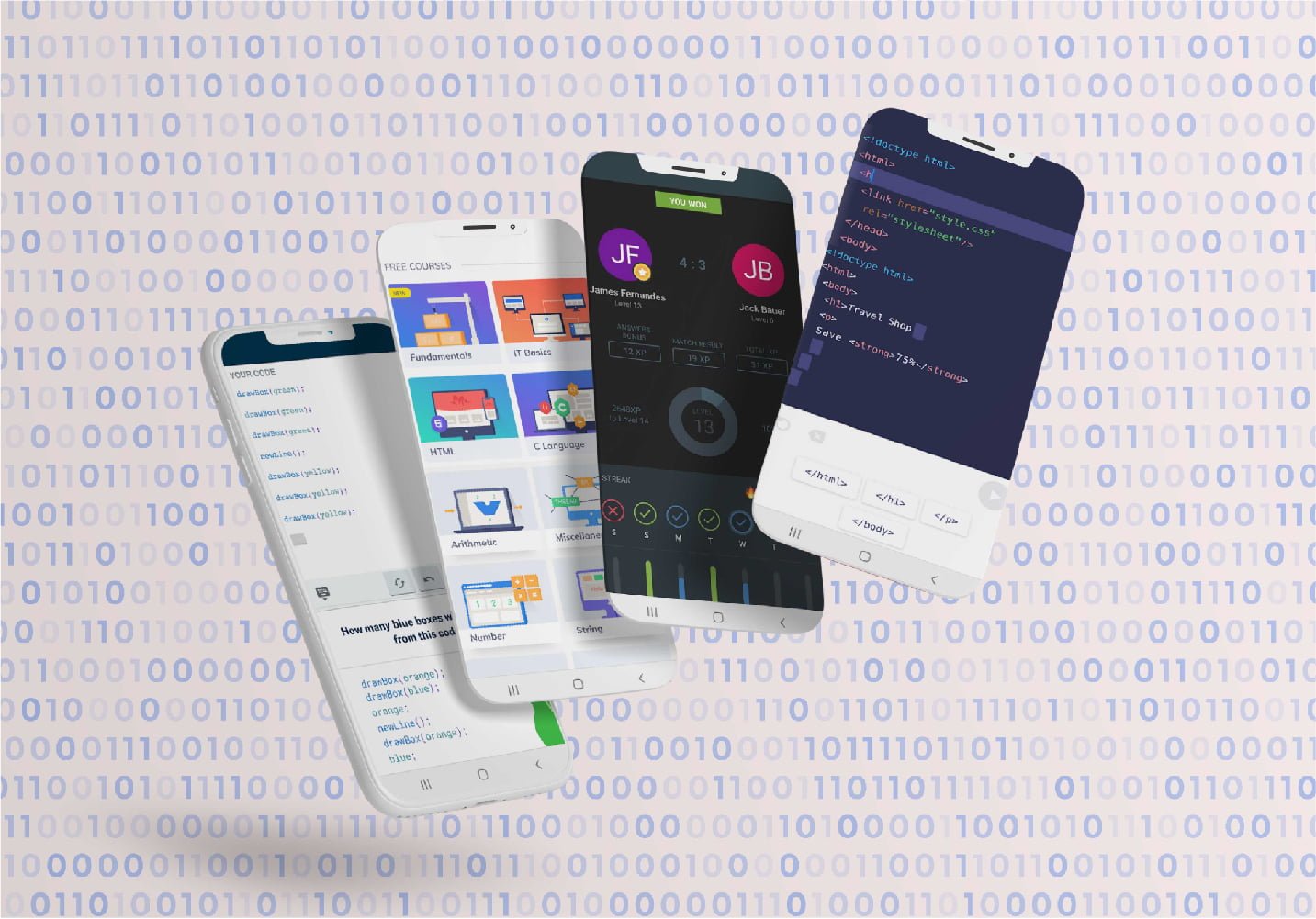 5 Top coding apps to get inspired with digital conduct