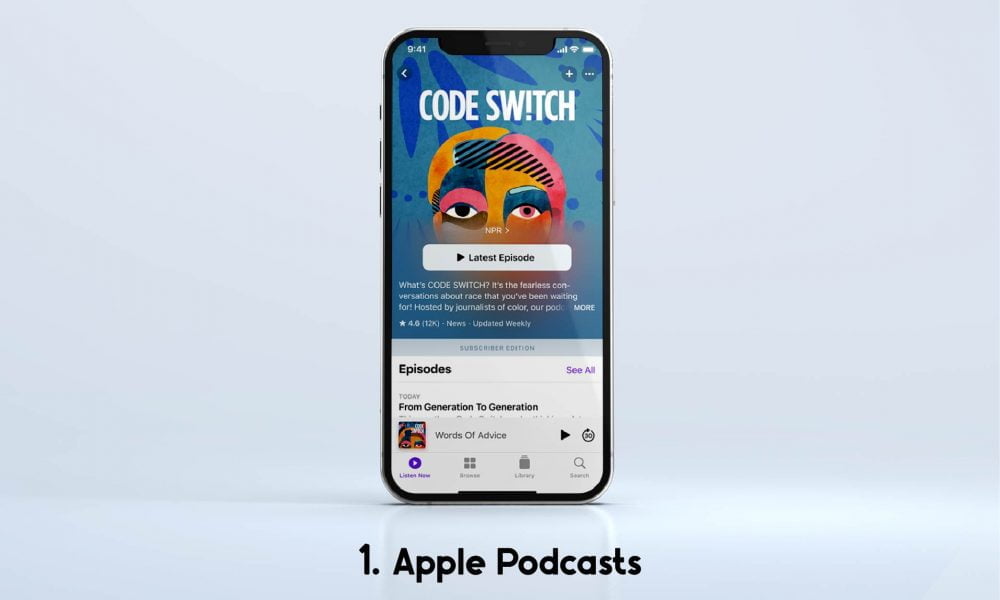 music and podcasts apps