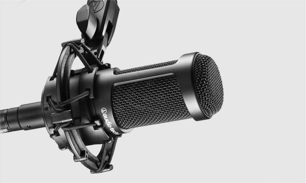Podcaster microphones