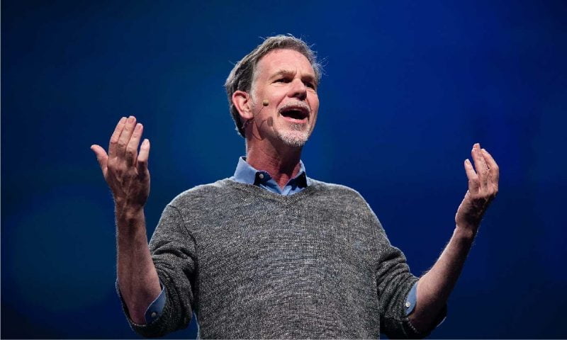 Reed Hastings Netflix tech founder