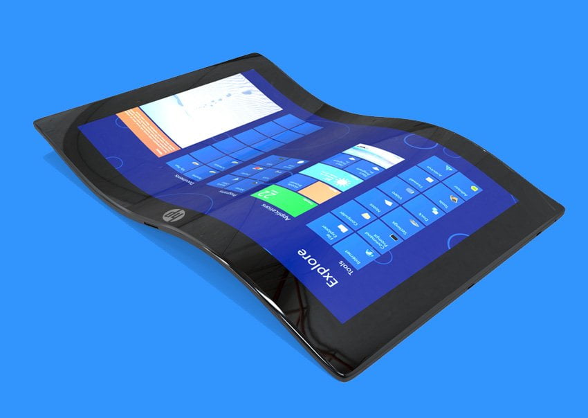 HP foldable laptop