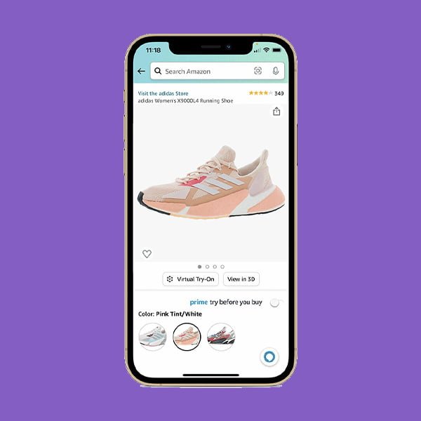 AR virtual try-on shoe