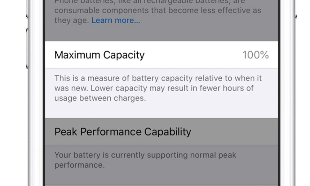 iPhone Battery Health Optimization