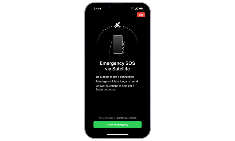 iPhone Emergency SOS Via Satellite