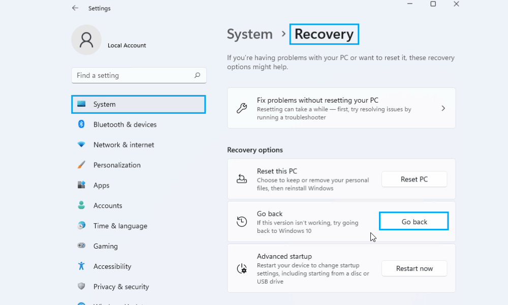 How To Downgrade From Windows 11 To Windows 10 In 7 Steps.