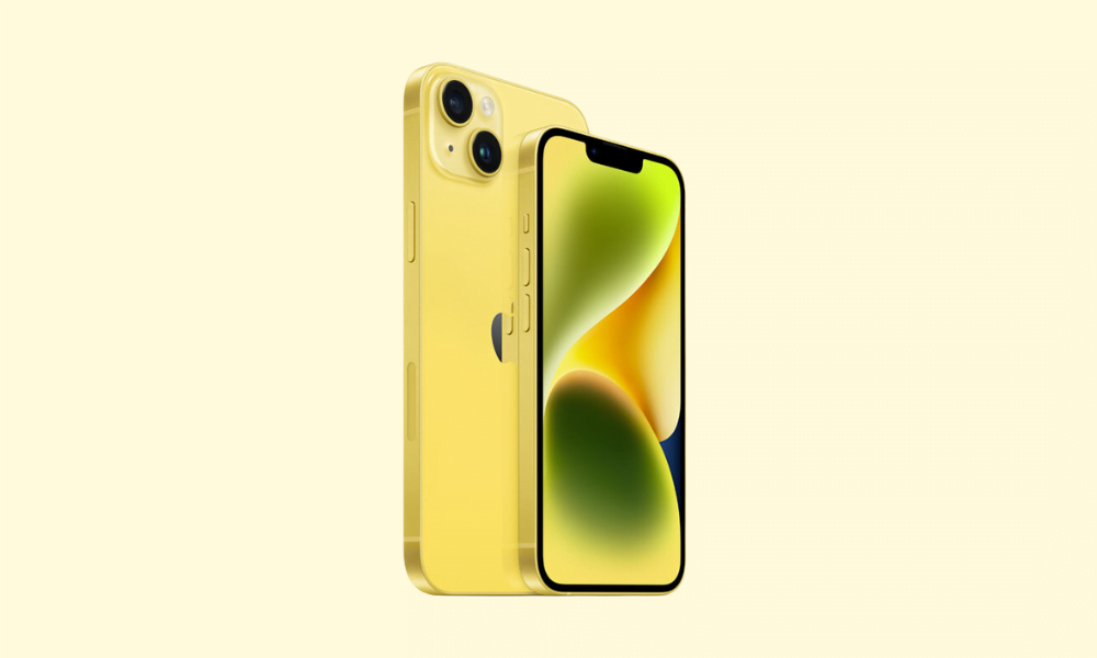 Apple iPhone 14 Yellow