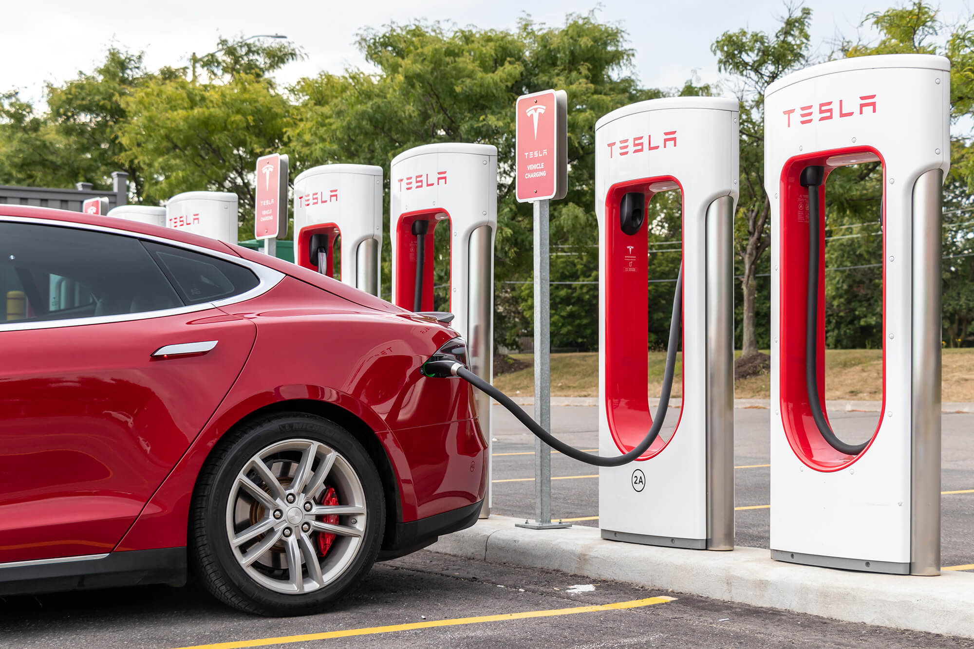 Ford Tesla EV charging deal
