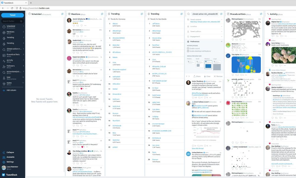 TweetDeck app