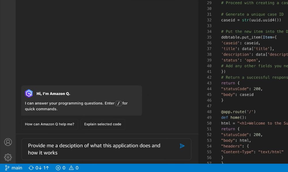 Amazon Q Another AI Chatbot for Businesses and Developers