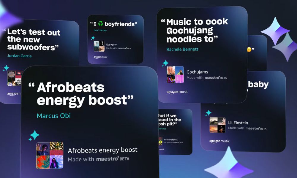 Amazon Music Maestro AI playlist