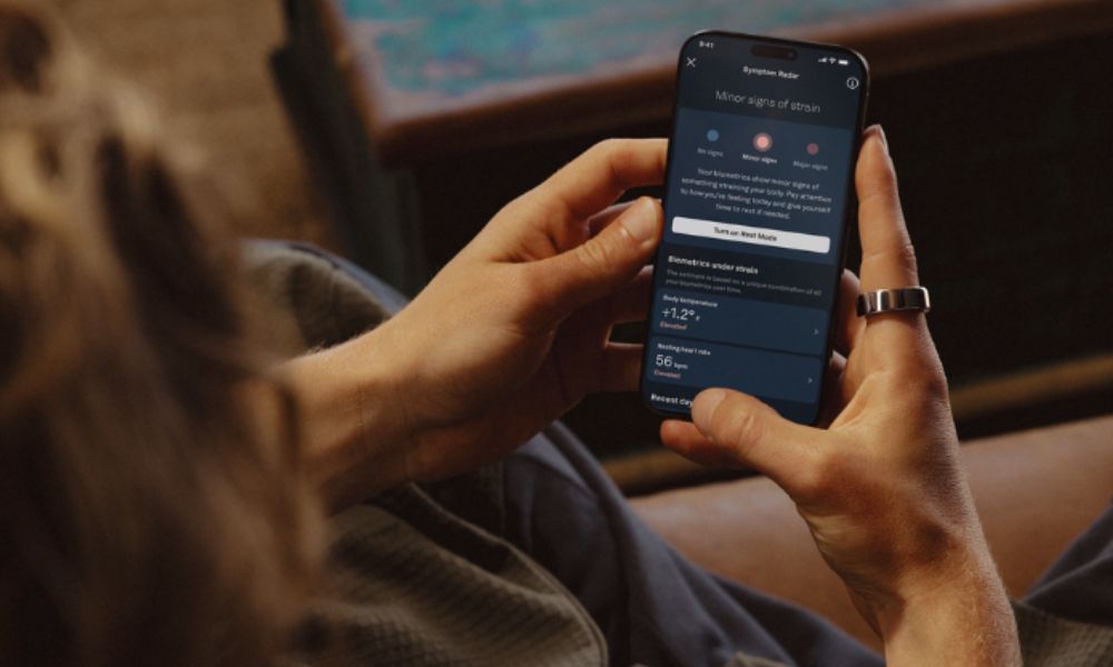 Health tracking Oura Ring