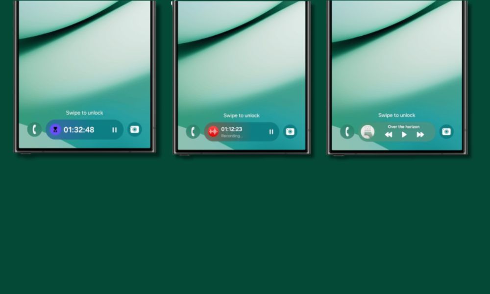 Samsung Now Bar feature