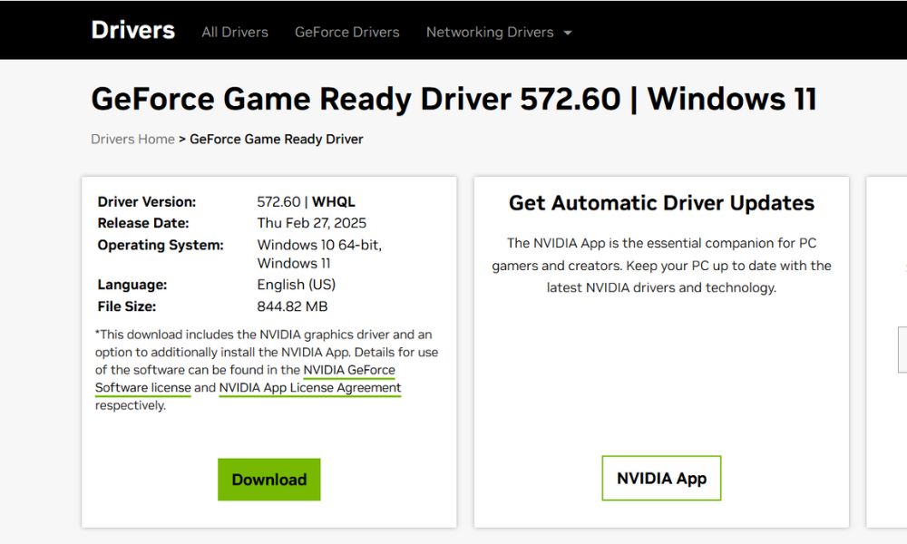 572.60 Driver Update