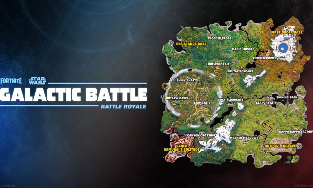 Star Wars cosmetics in Fortnite