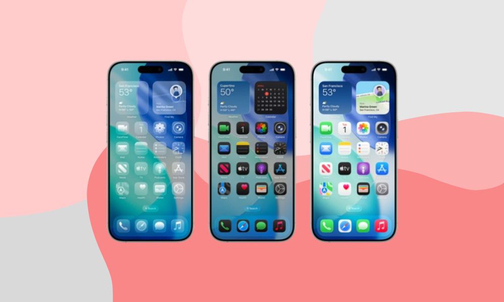 iOS 26 liquid glass UI