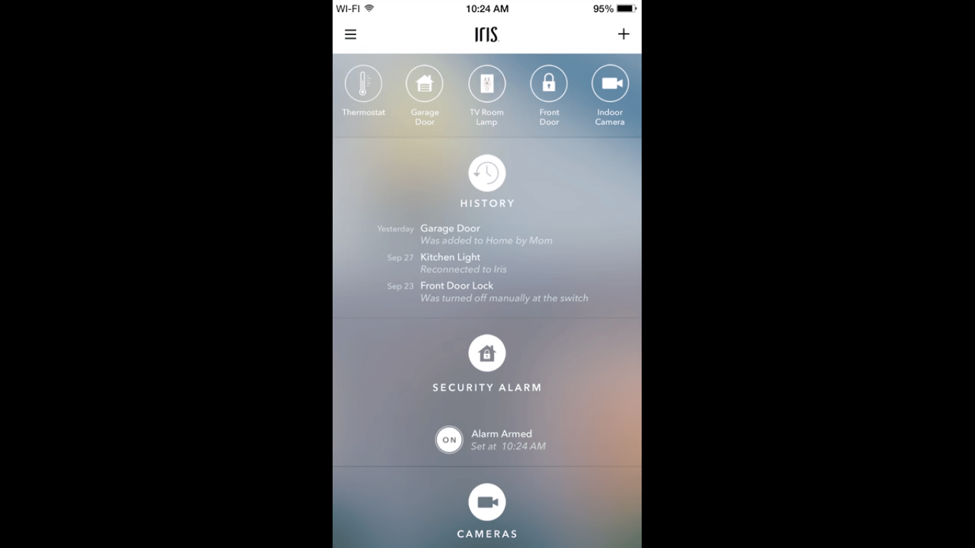 The Smart Home management System, IRIS