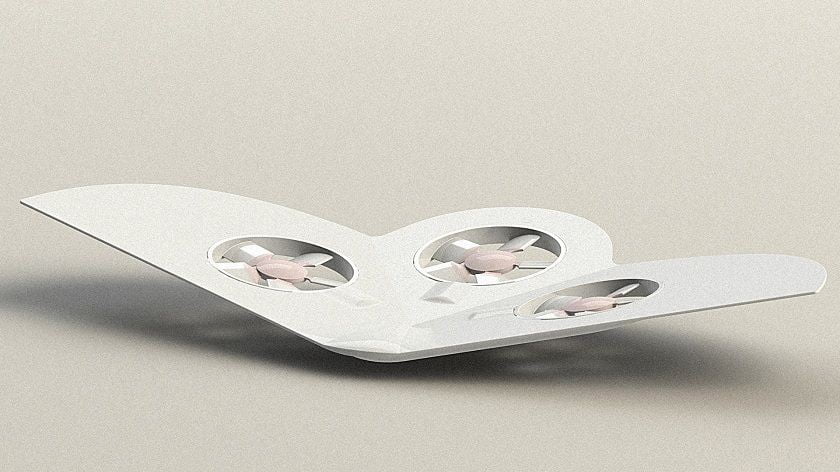 A Biological drone that grows itself and Self-Destructs into a Puddle of Sugar