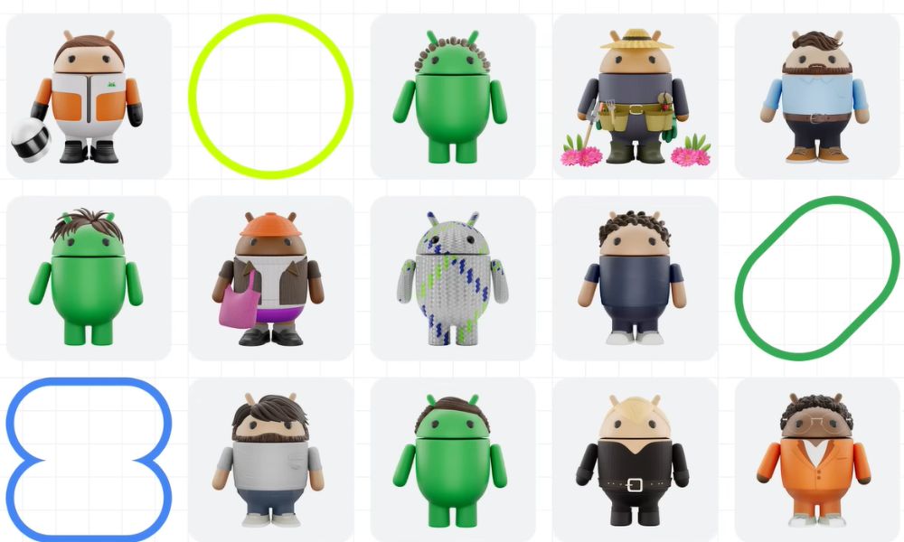 Androidify bot watch faces