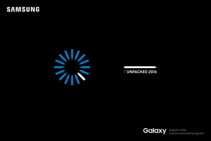 Samsung Has Invited You to Galaxy Note Unpacked 2016