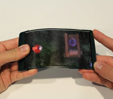 HoloFlex: Holographic Flexible Android Smartphone with F-OLED Screen