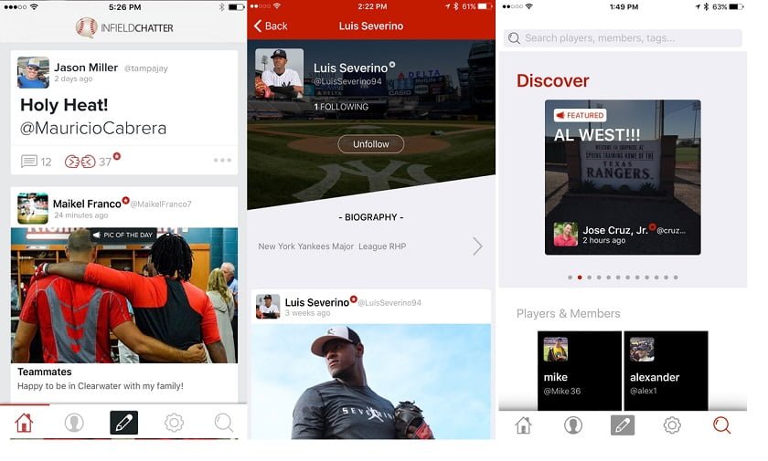 MLB Players Launch Infield Chatter, A Social Network For Baseball Fans!