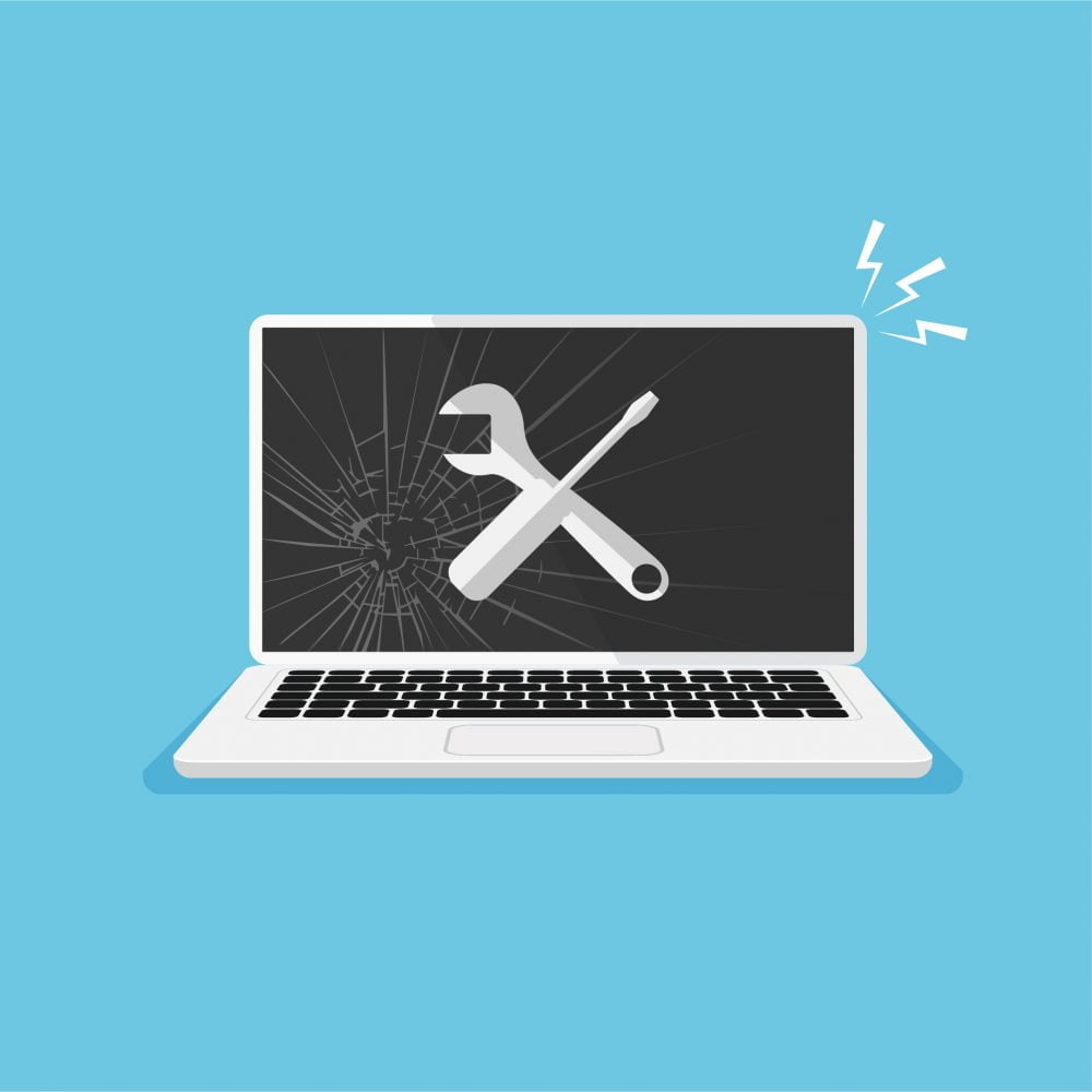 How to fix a broken laptop screen